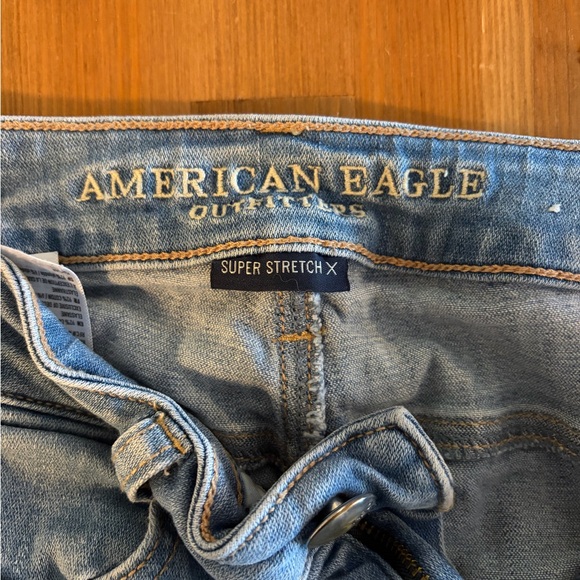 Light Blue Distressed Jeans - Picture 3 of 3